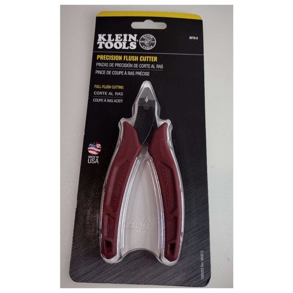 Klein Tools D275-5 Pliers Diagonal Cutting Precision Flush Cutter - USA … - Picture 1 of 2